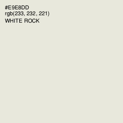 #E9E8DD - White Rock Color Image